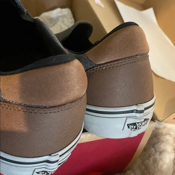 Vans Charcoal Slip-On Shoes - Picture 3 of 5